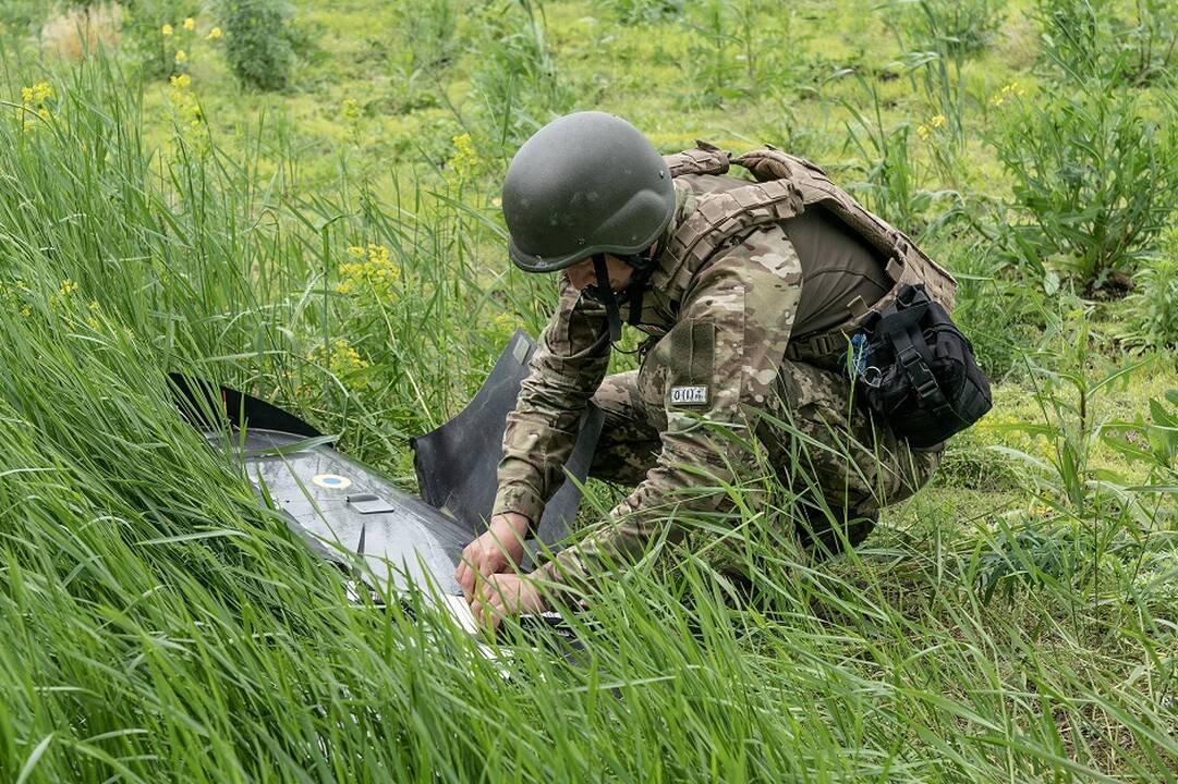 Britų žvalgyba: Rusija gegužę prieš Ukrainą paleido virš 300 Irano gamybos dronų