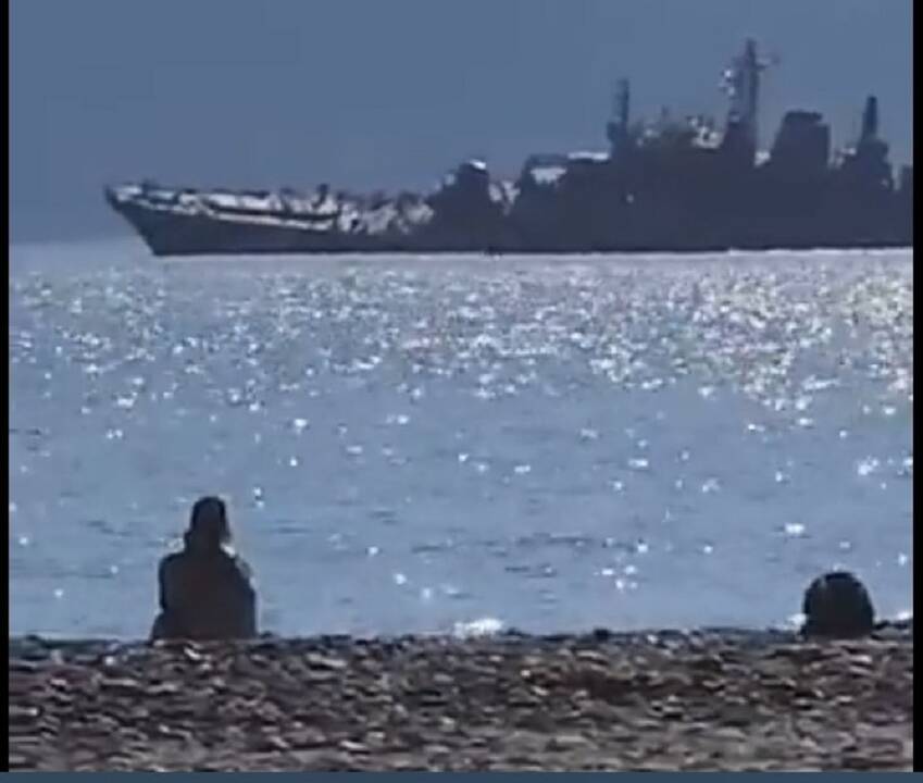 Ukraina Rusijos uostus prie Juodosios jūros paskelbė karinės grėsmės zona