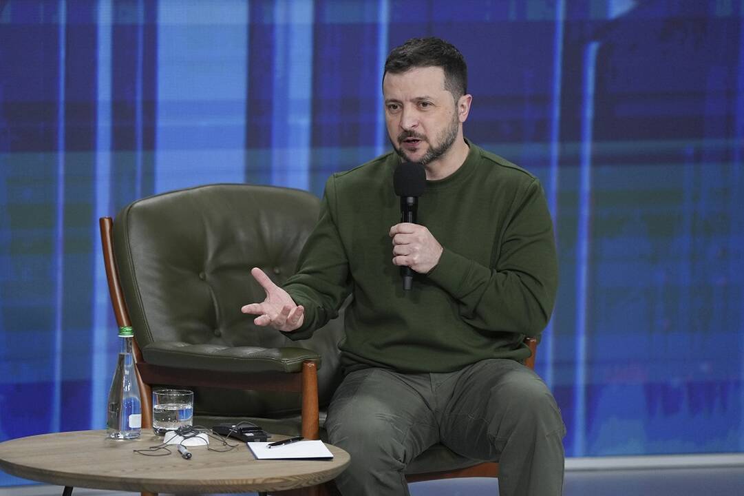 V. Zelenskis Vakarams: Ukrainos likimas priklauso nuo jūsų 