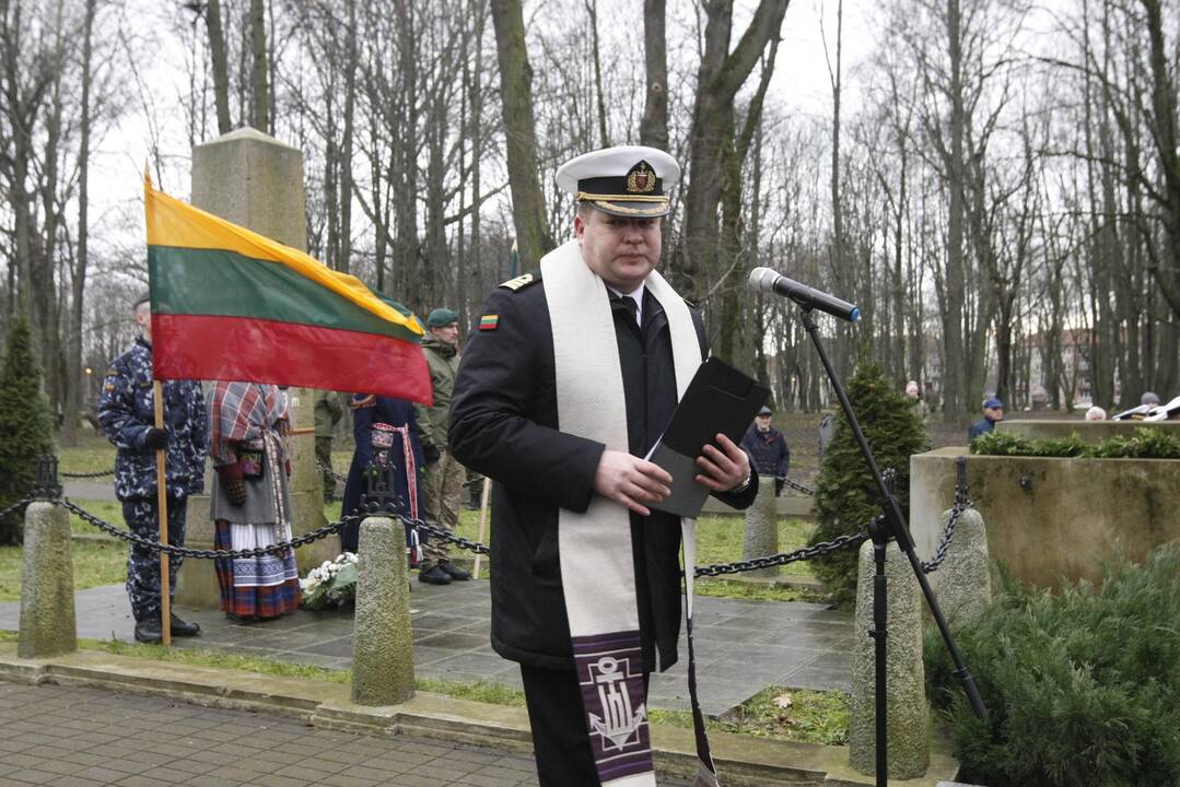 Klaipėdos sukilėlių garbei – šautuvų salvės ir kariliono varpų gausmas