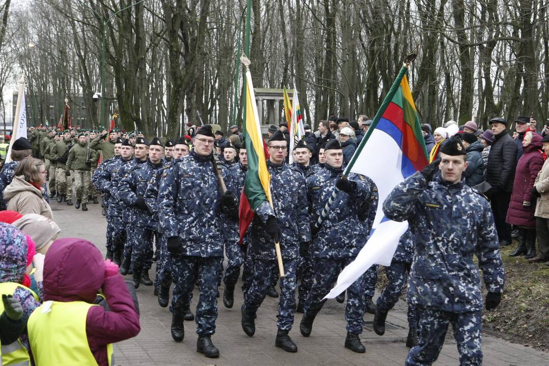 Klaipėdos sukilėlių garbei – šautuvų salvės ir kariliono varpų gausmas