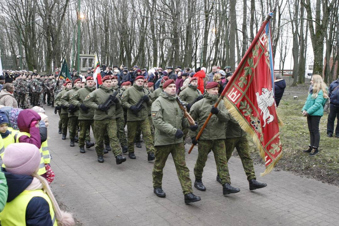 Klaipėdos sukilėlių garbei – šautuvų salvės ir kariliono varpų gausmas