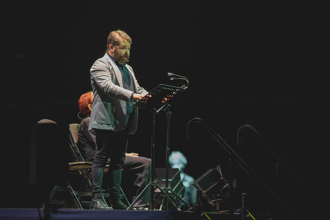 Arūnas Valinskas (kairėje) ir Marijonas Mikutavičius
