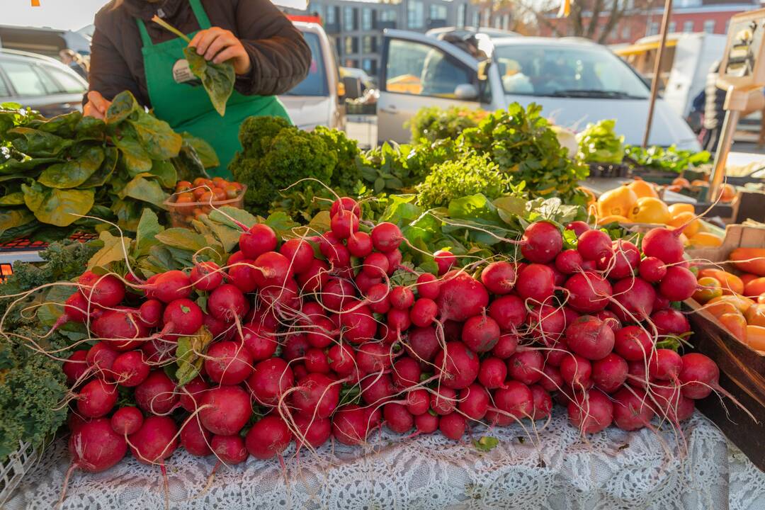 Kauniečiai turguose ieško vitaminų šaltajam sezonui