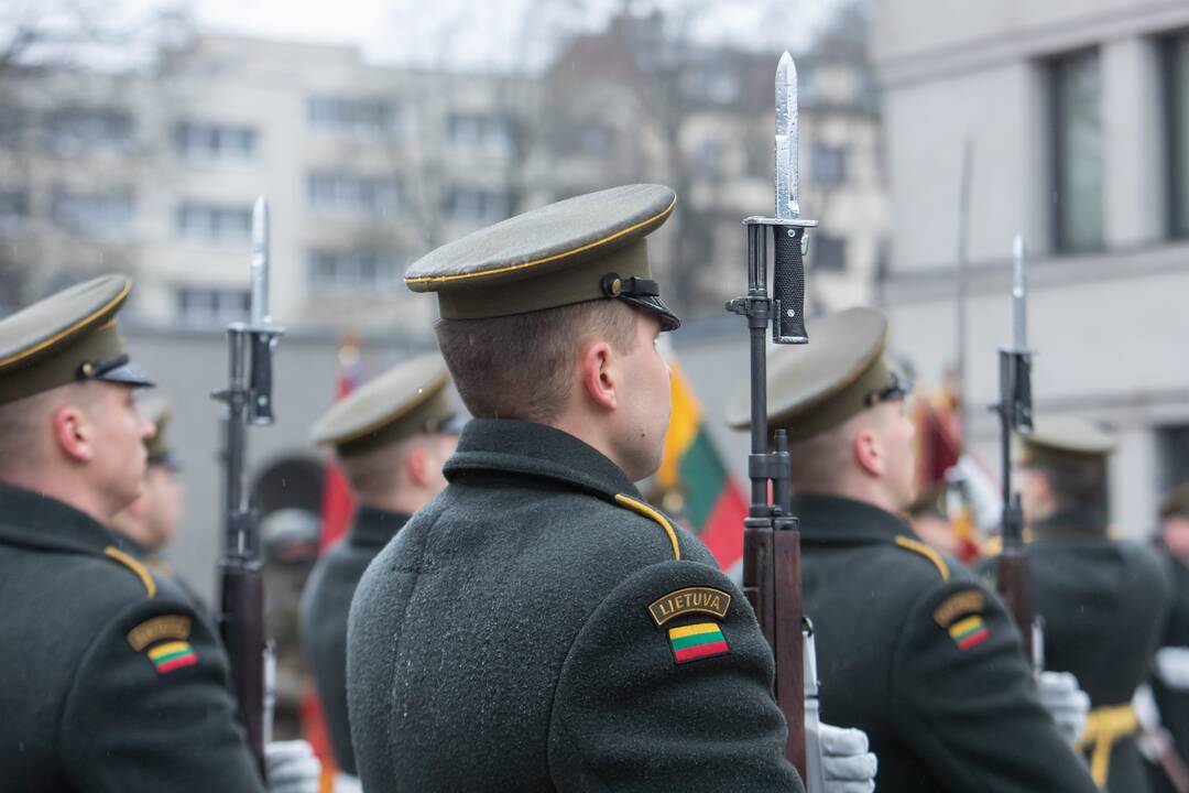 Karo muziejaus sodelyje pagerbtas Nepriklausomybės kovose žuvusių Lietuvos karių atminimas