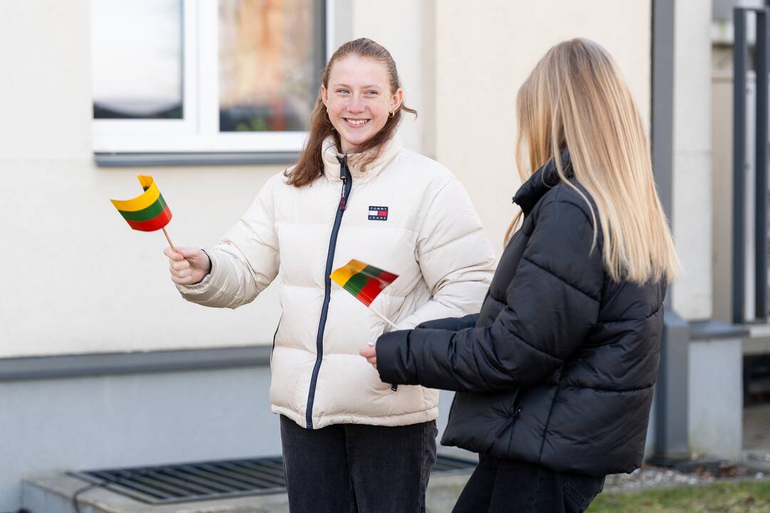 „Tautiška giesmė“ ant Aleksoto apžvalgos aikštelės