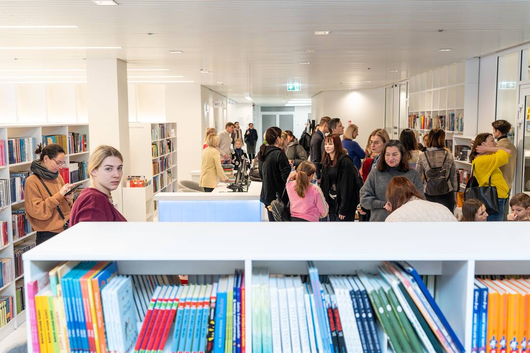 Pirmasis „Ąžuolyno“ bibliotekos savaitgalis – pilnas šurmulio
