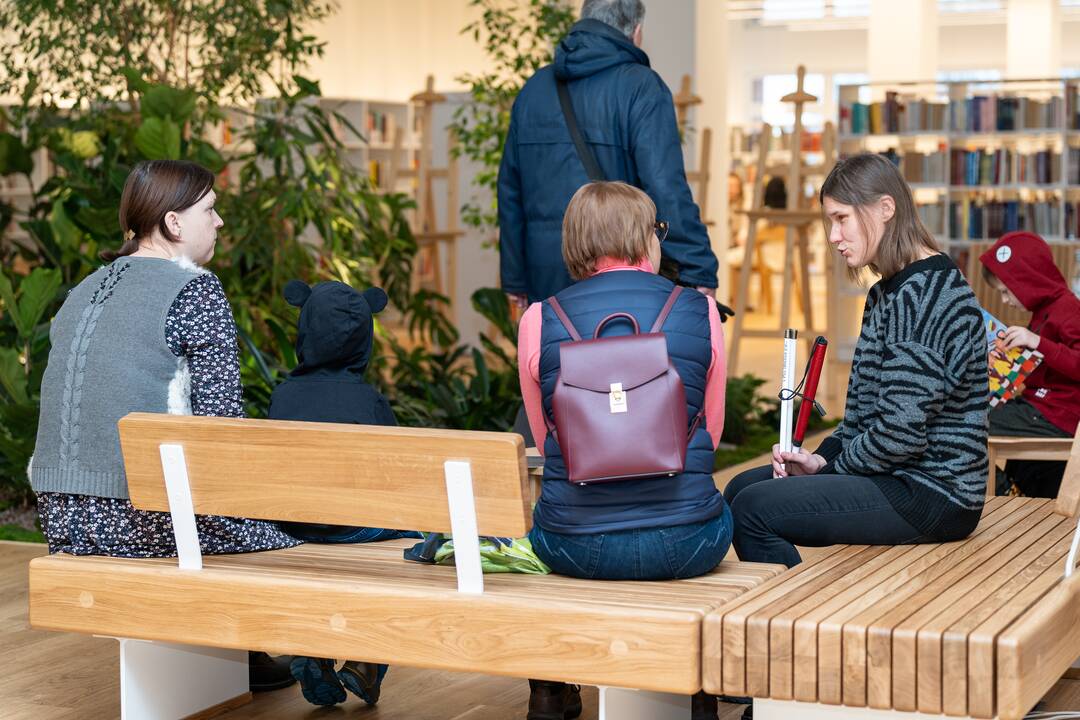 Pirmasis „Ąžuolyno“ bibliotekos savaitgalis – pilnas šurmulio