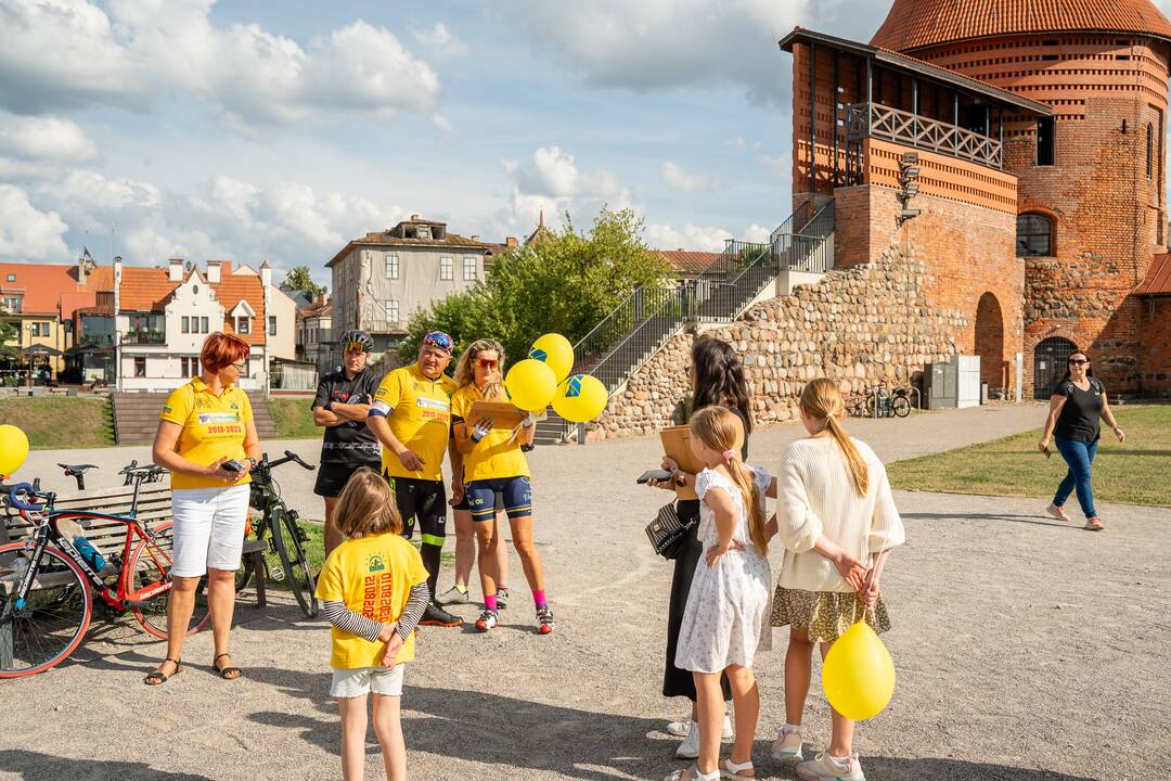 Žygio „Galiu daugiau, nei Tu manai“ dalyviai pasiekė Kauną