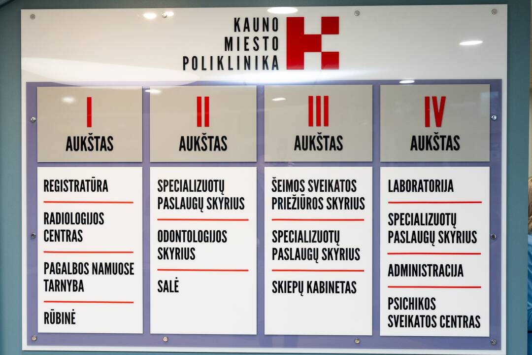 Atnaujintas Šančių poliklinikos Kauno padalinys