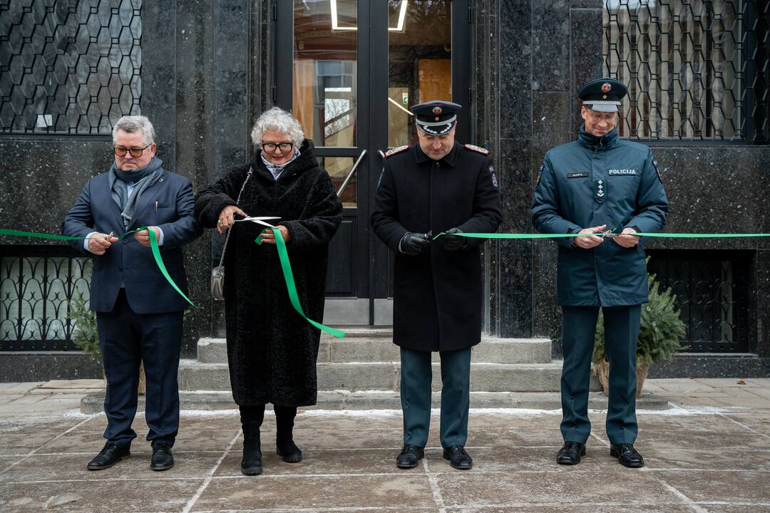 Oficialiai atidarytas Kauno Vyriausiasis policijos komisariatas