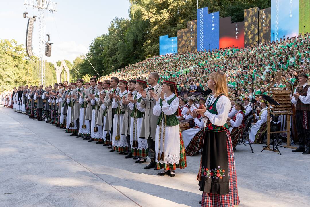 Kaune įsisiūbuoja Dainų šventė
