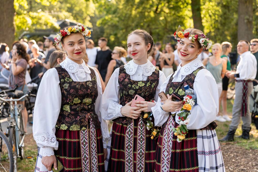 Kaune įsisiūbuoja Dainų šventė