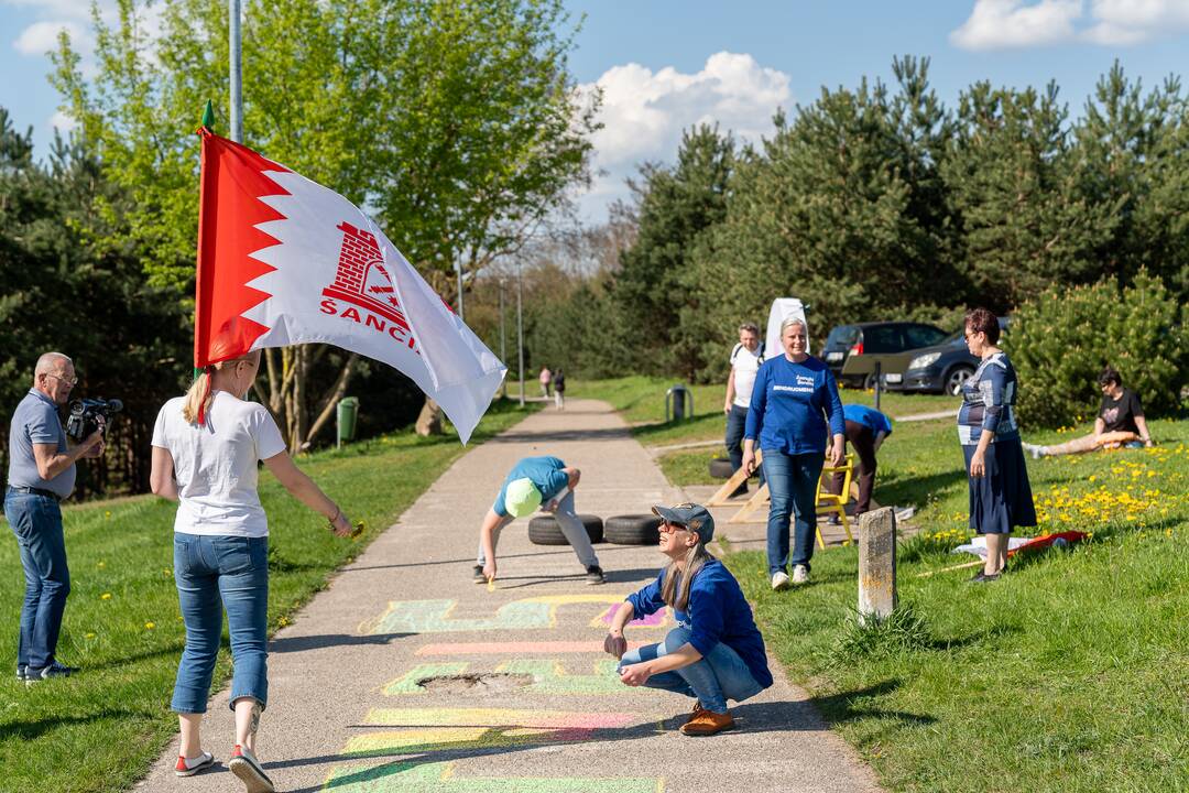 Protesto akcija Žemuosiuose Šančiuose