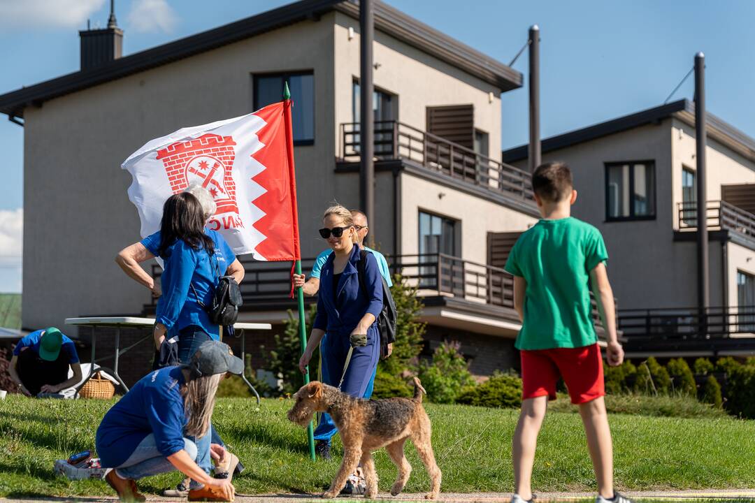 Protesto akcija Žemuosiuose Šančiuose