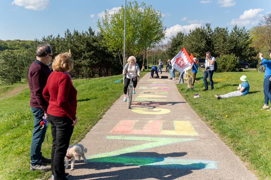 Protesto akcija Žemuosiuose Šančiuose