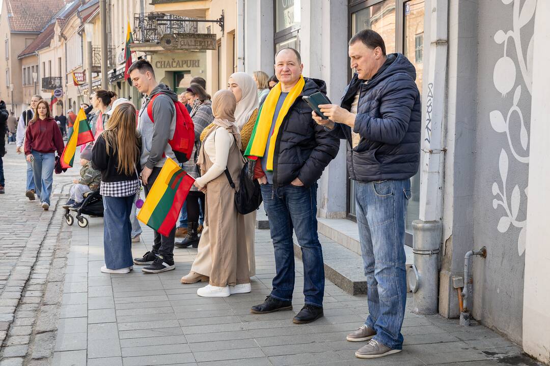 Miestą budino šventinė eisena 