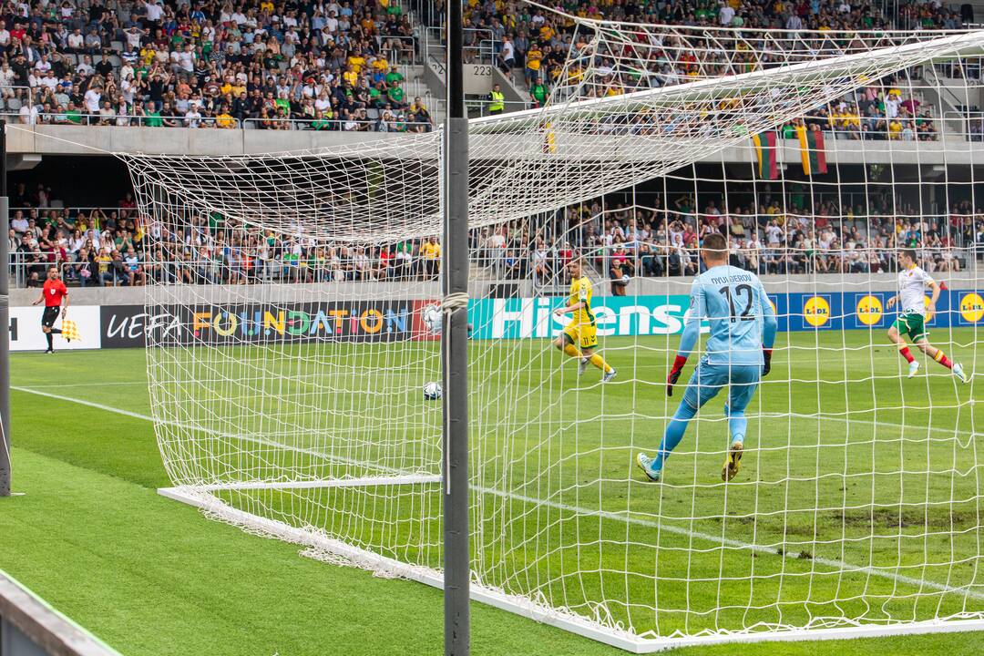 Europos futbolo čempionato atranka: Lietuva – Bulgarija 1:1