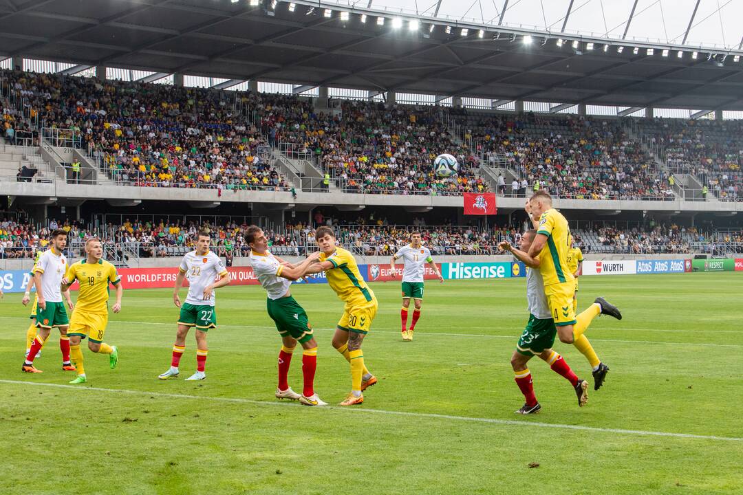 Europos futbolo čempionato atranka: Lietuva – Bulgarija 1:1
