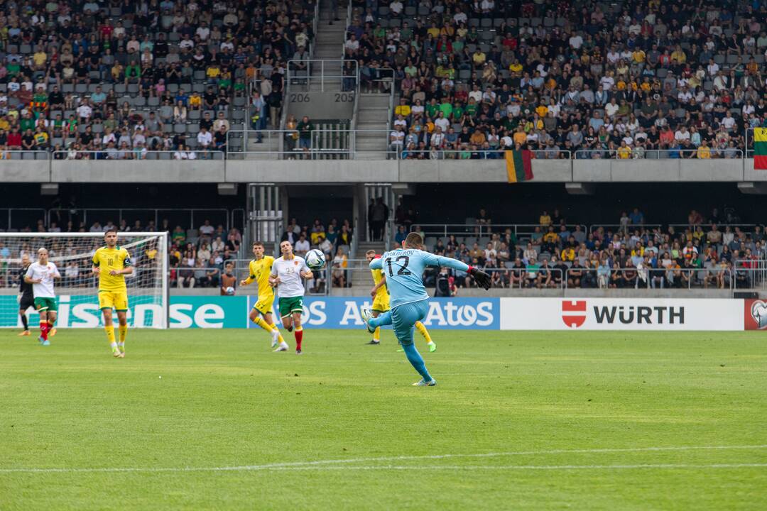 Europos futbolo čempionato atranka: Lietuva – Bulgarija 1:1