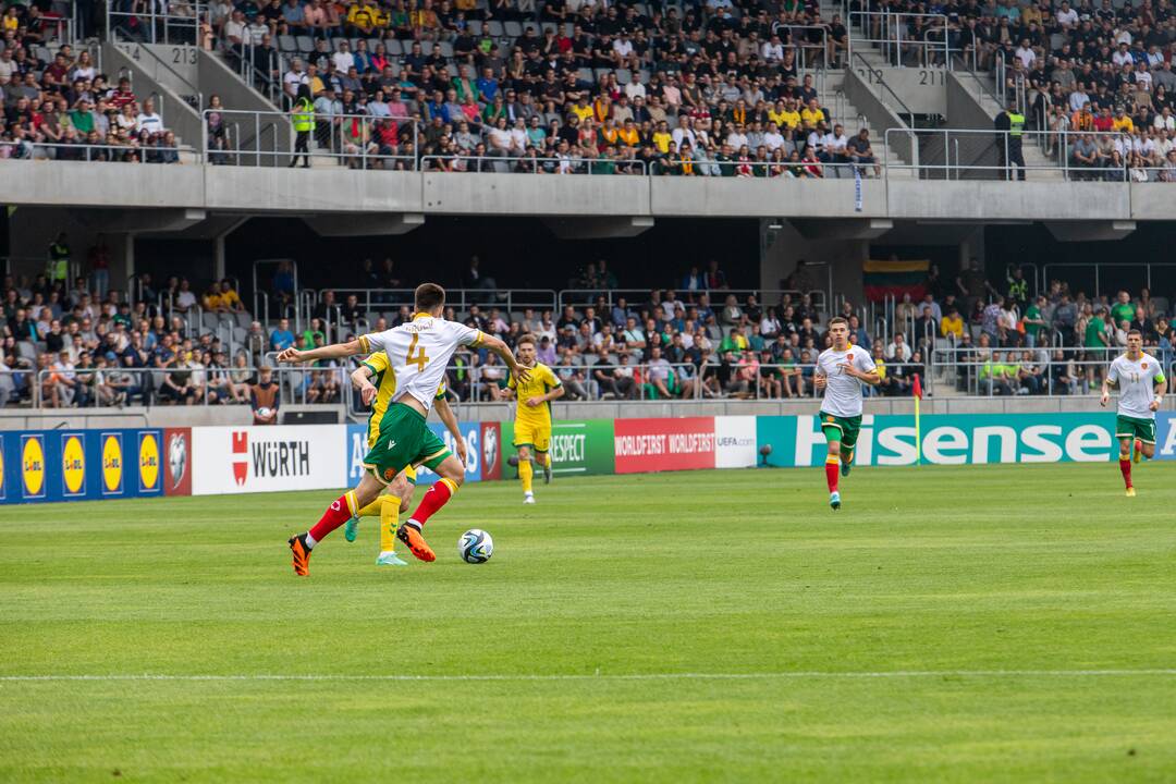 Europos futbolo čempionato atranka: Lietuva – Bulgarija 1:1