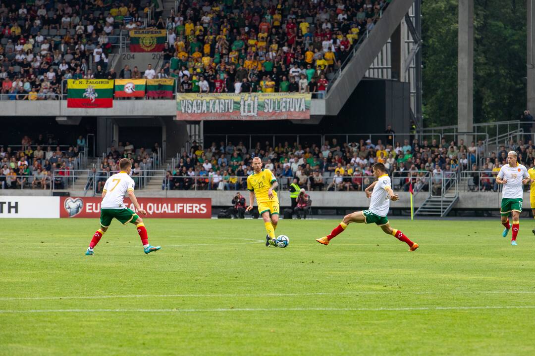 Europos futbolo čempionato atranka: Lietuva – Bulgarija 1:1