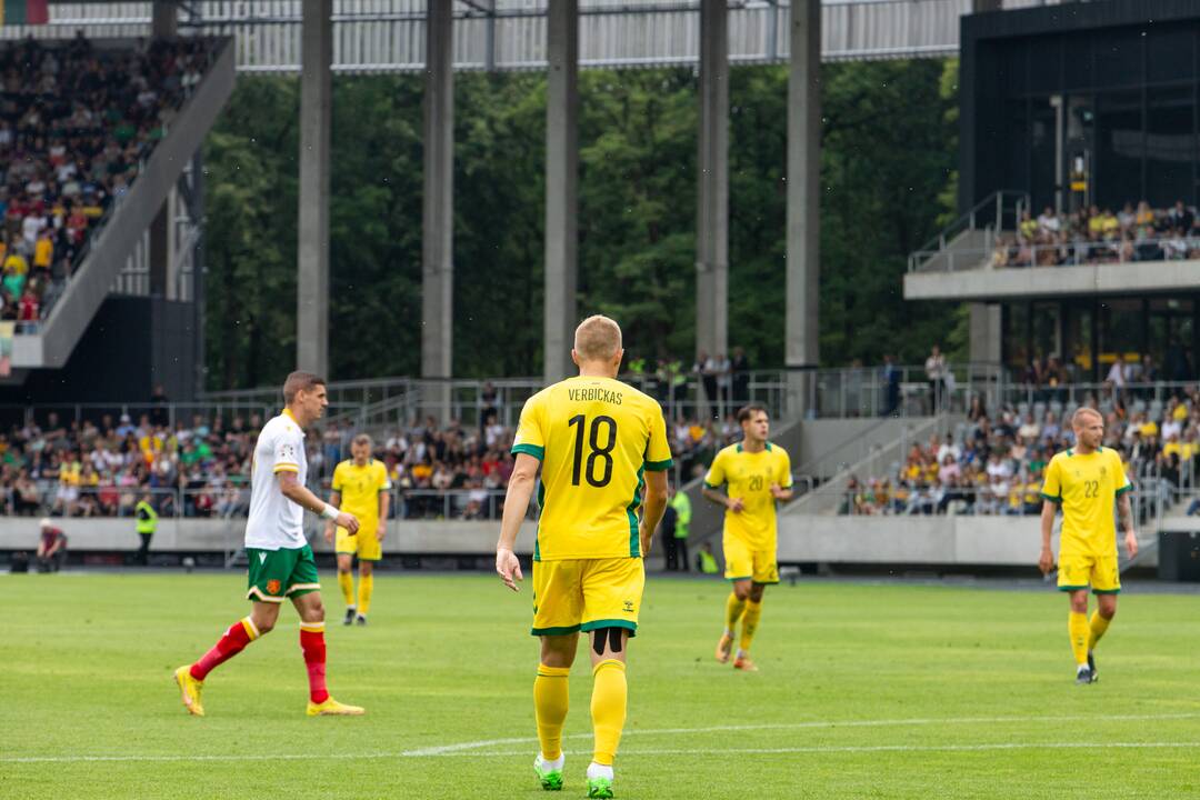 Europos futbolo čempionato atranka: Lietuva – Bulgarija 1:1