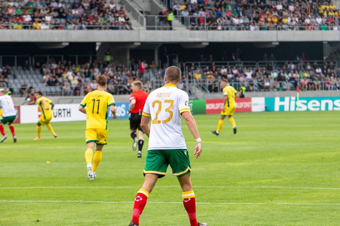 Europos futbolo čempionato atranka: Lietuva – Bulgarija 1:1
