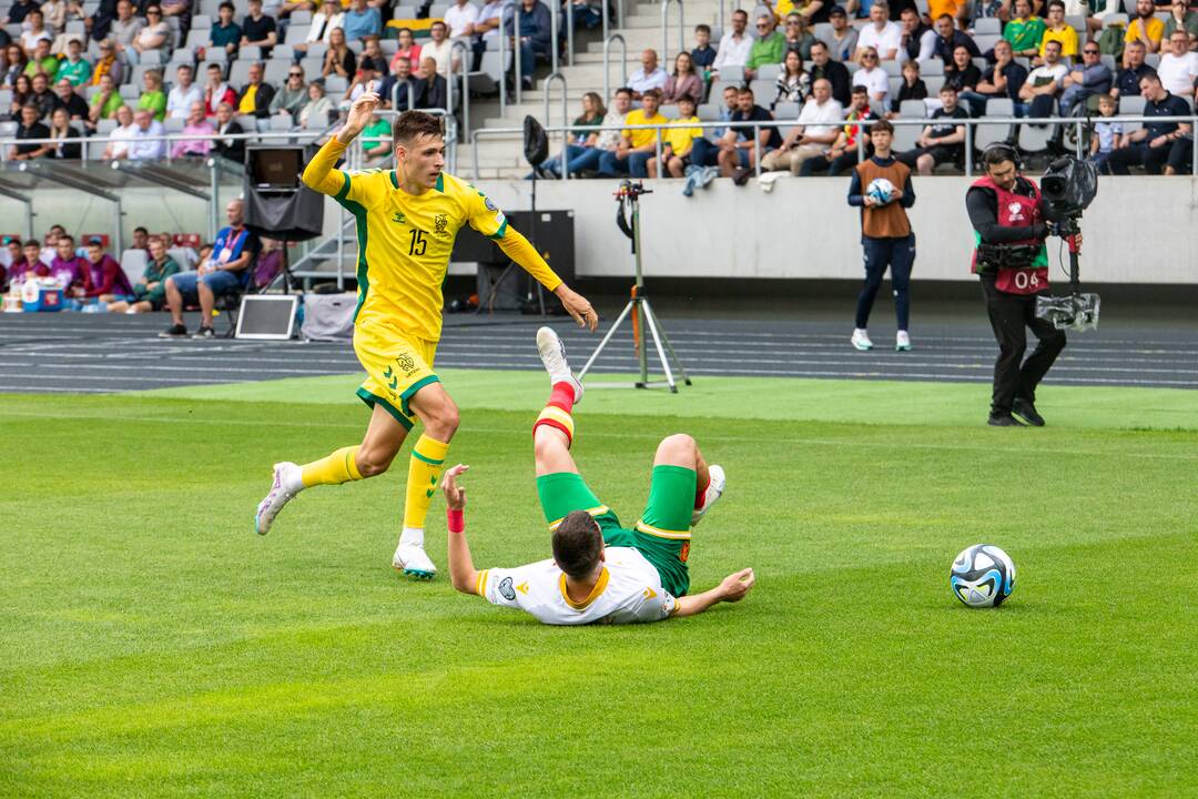 Europos futbolo čempionato atranka: Lietuva – Bulgarija 1:1
