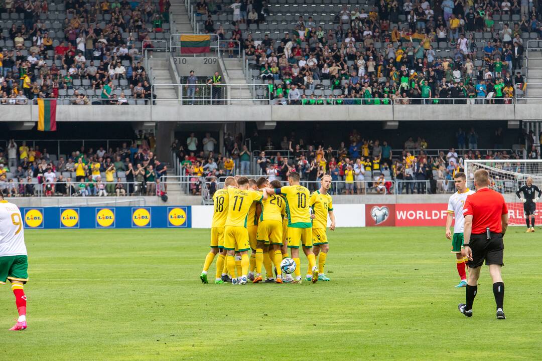 Europos futbolo čempionato atranka: Lietuva – Bulgarija 1:1