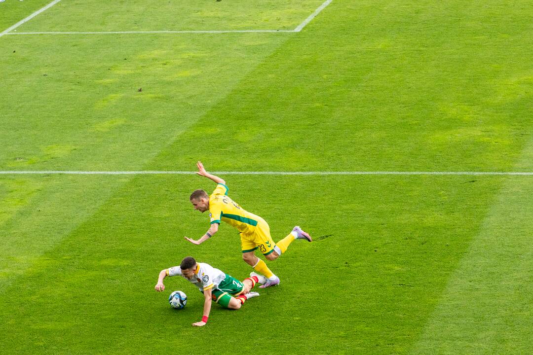 Europos futbolo čempionato atranka: Lietuva – Bulgarija 1:1