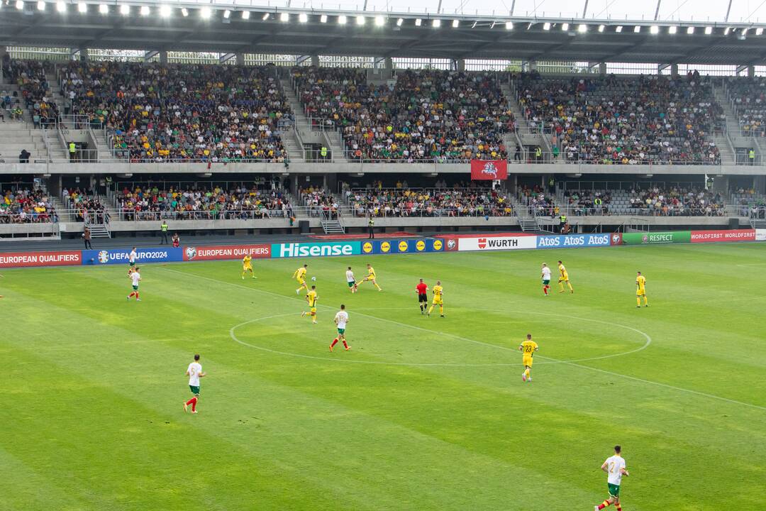 Europos futbolo čempionato atranka: Lietuva – Bulgarija 1:1