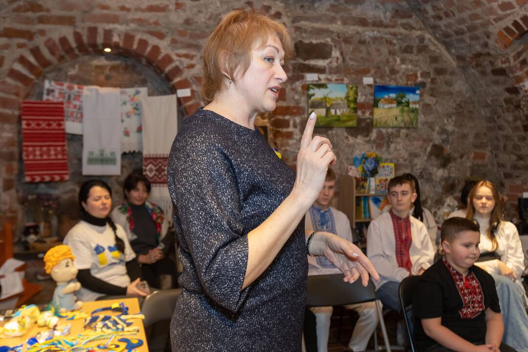 Ukrainiečių buities ekspozicija instrumentų muziejuje