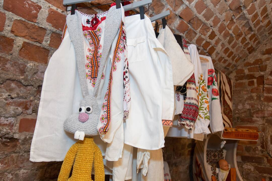 Ukrainiečių buities ekspozicija instrumentų muziejuje