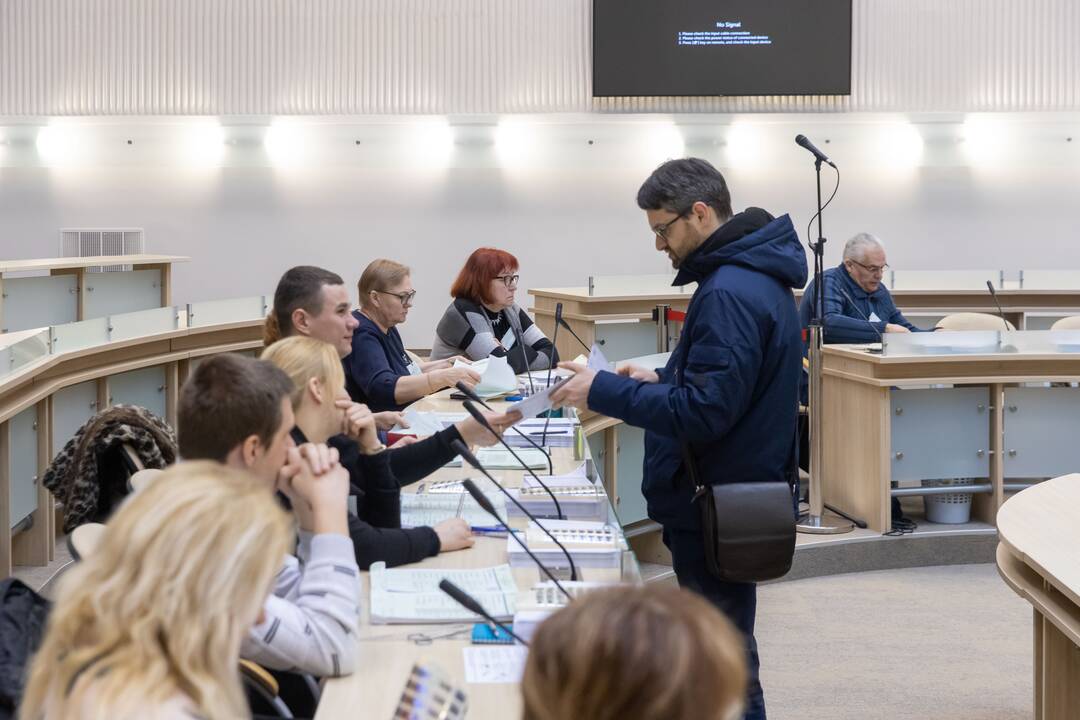 Kaune prasidėjo išankstiniai rinkimai