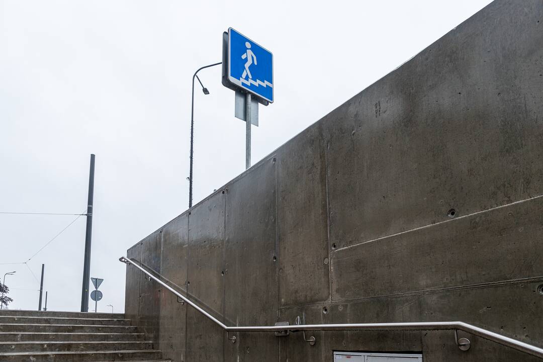 Po remonto atidaryta požeminė pėsčiųjų perėja