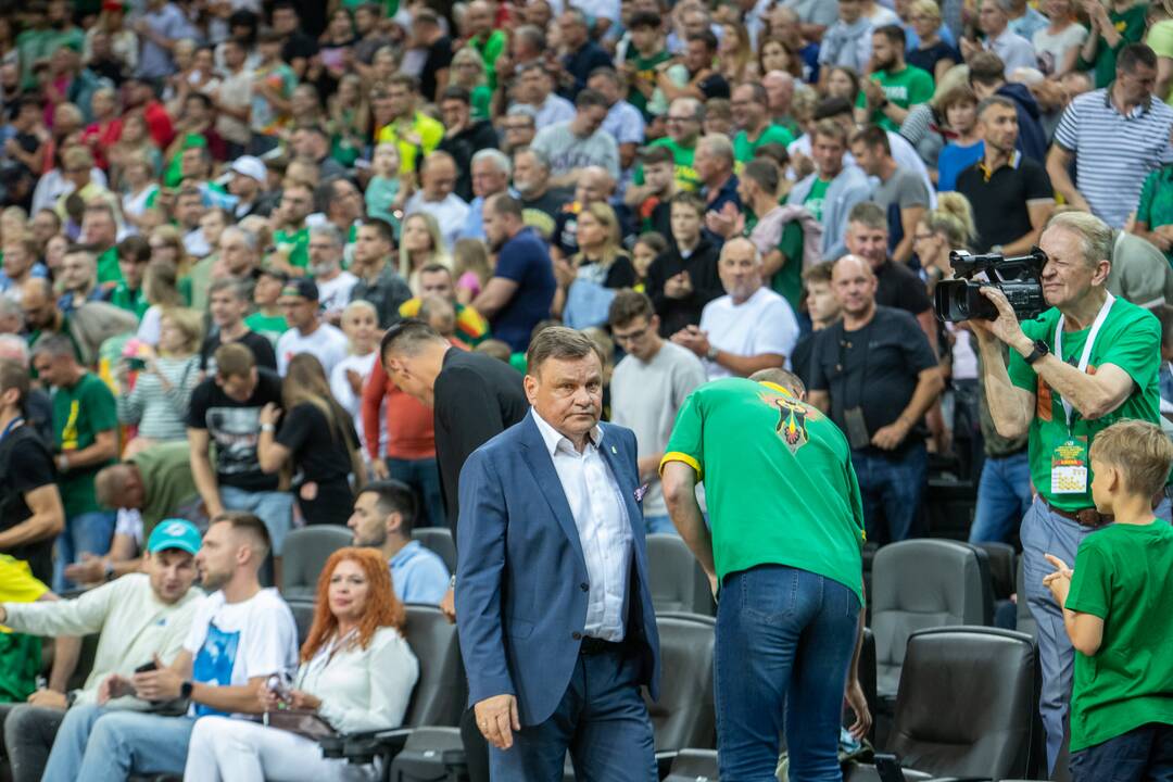 Lietuvos vyrų krepšinio rinktinės kontrolinės rungtynės: Lietuva – Sakartvelas 104:102
