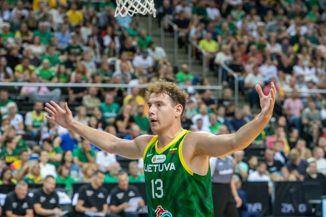 Lietuvos vyrų krepšinio rinktinės kontrolinės rungtynės: Lietuva – Sakartvelas 104:102