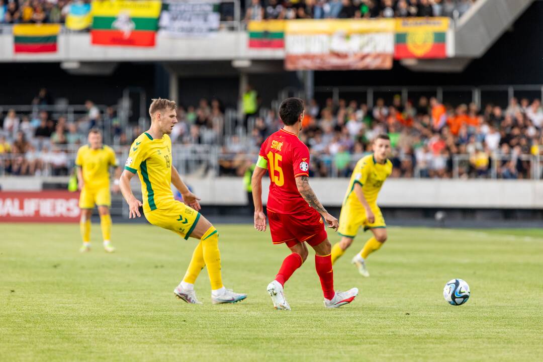 Europos futbolo čempionato atranka: Lietuva – Juodkalnija 2:2