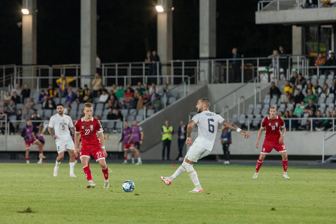 Europos futbolo čempionato atranka: Lietuva – Serbija