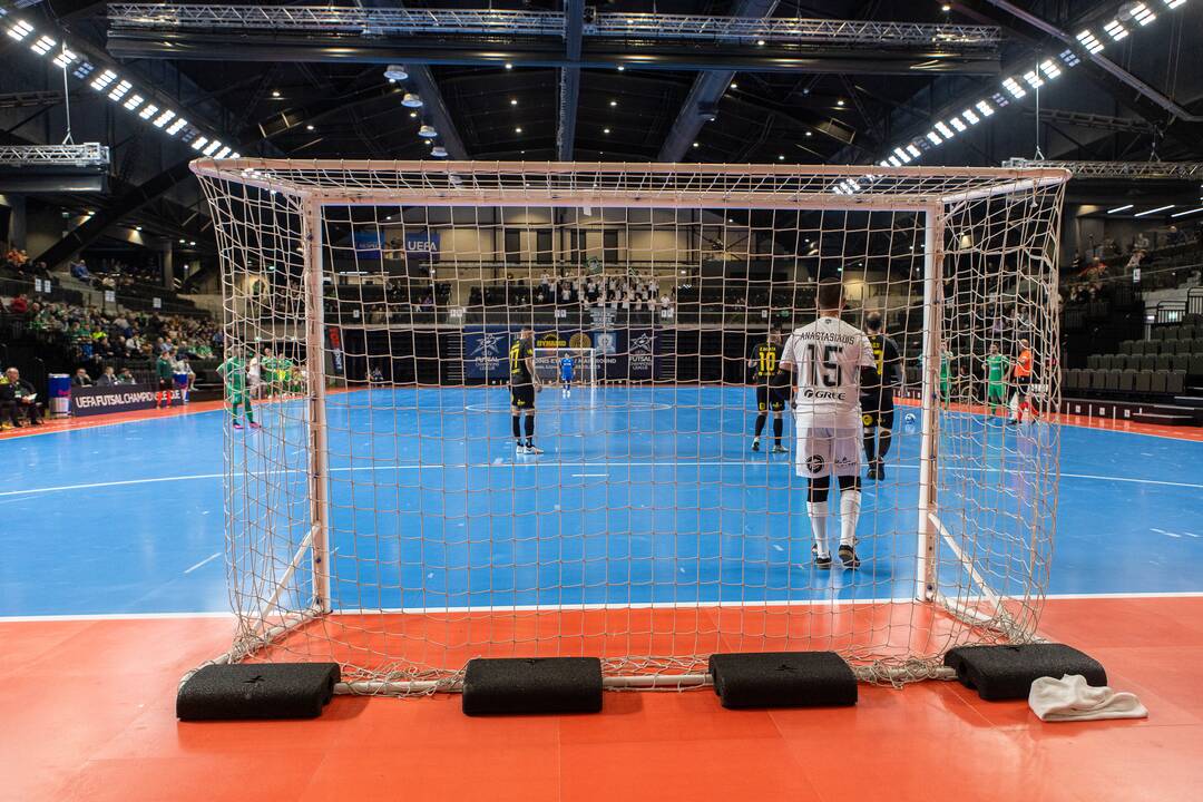 UEFA FUTSAL „Kauno Žalgirio“ ir „AEL“ ekipų dvikova