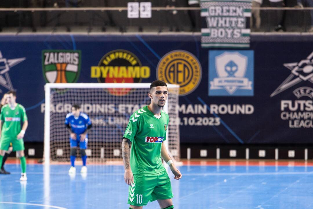 UEFA FUTSAL „Kauno Žalgirio“ ir „AEL“ ekipų dvikova