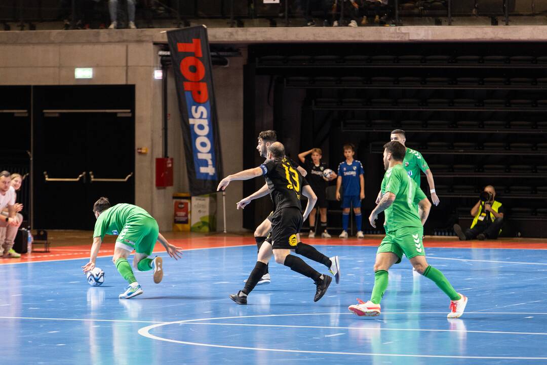 UEFA FUTSAL „Kauno Žalgirio“ ir „AEL“ ekipų dvikova