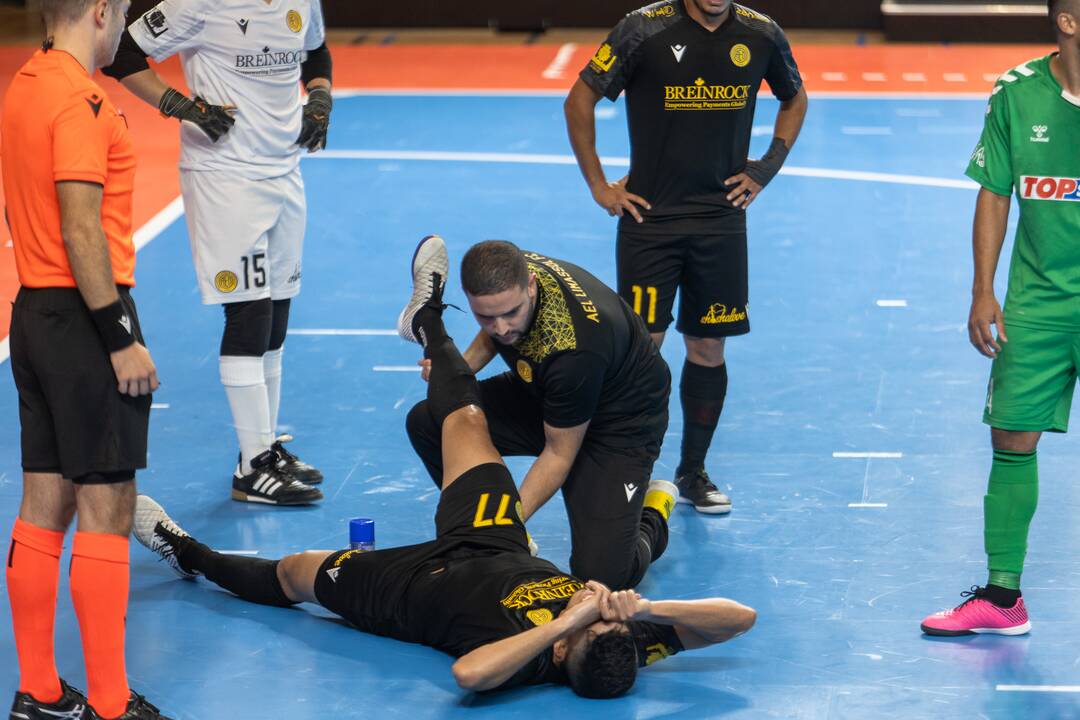 UEFA FUTSAL „Kauno Žalgirio“ ir „AEL“ ekipų dvikova