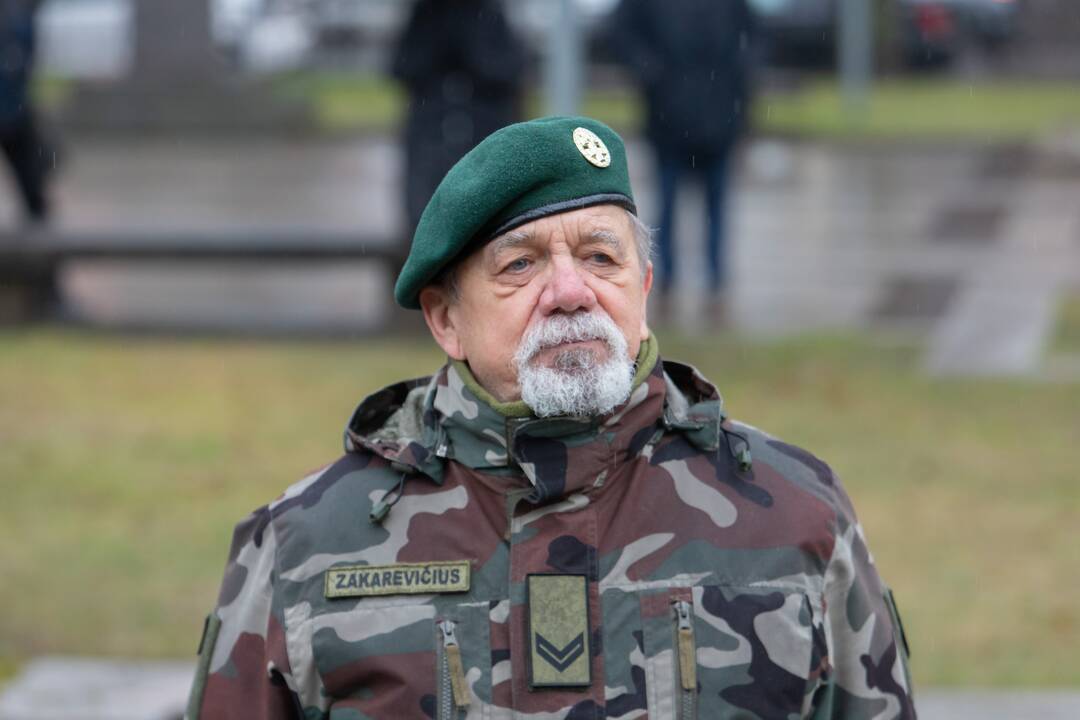 Karo muziejaus sodelyje pagerbtas Nepriklausomybės kovose žuvusių Lietuvos karių atminimas