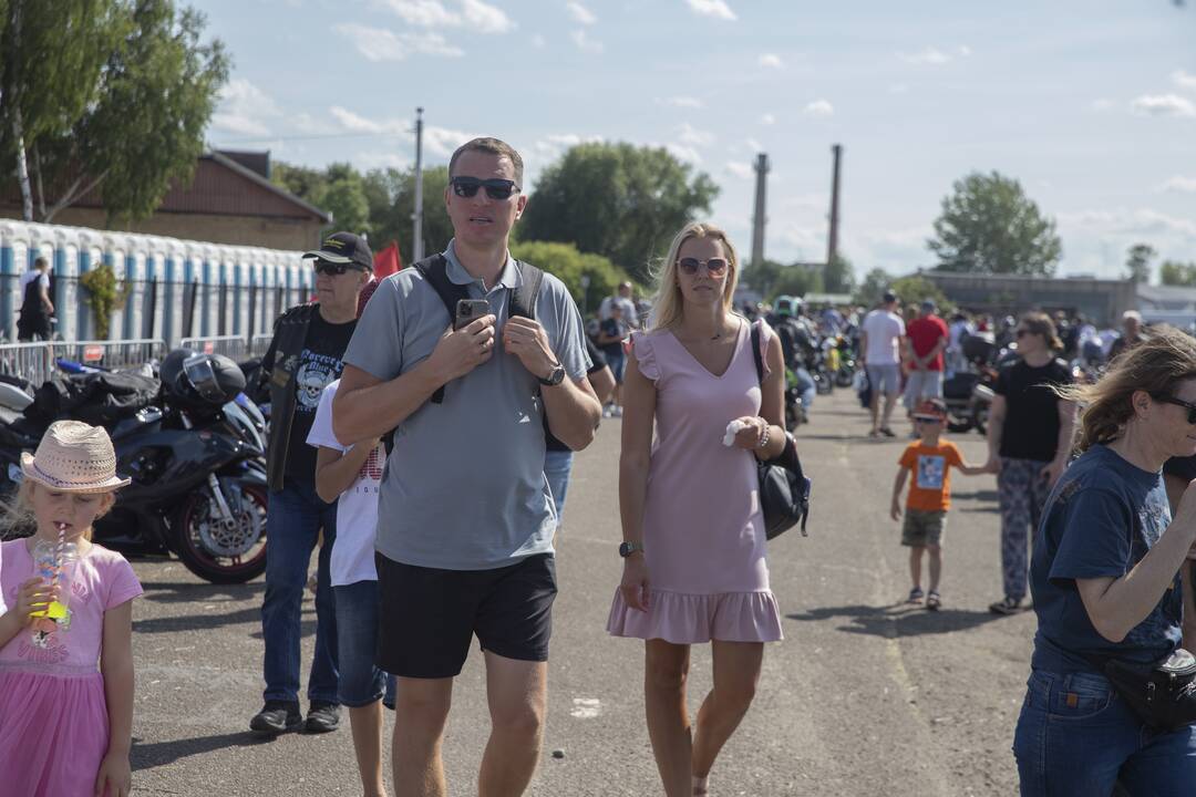 "Bike Show Kaunas" baikerių kolona