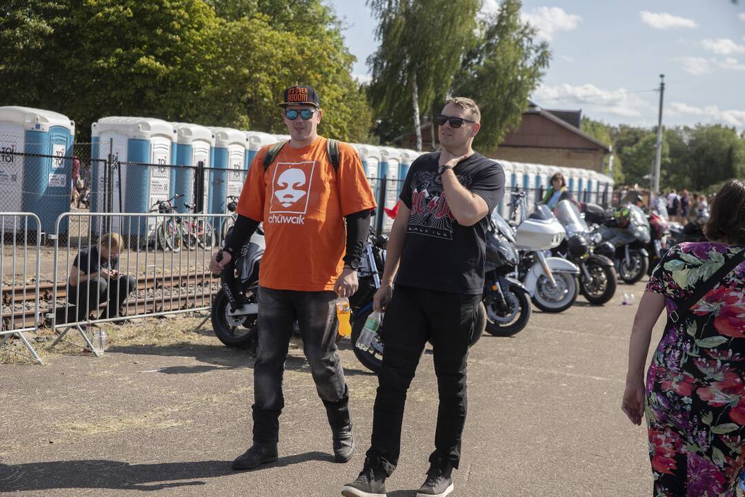 "Bike Show Kaunas" baikerių kolona
