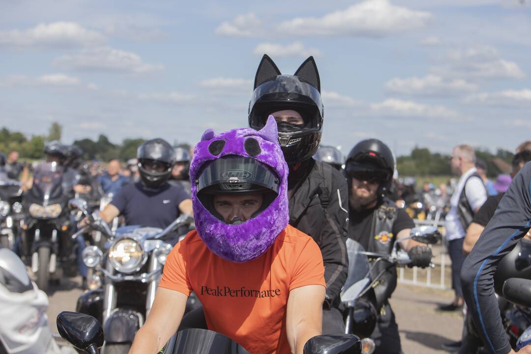 "Bike Show Kaunas" baikerių kolona