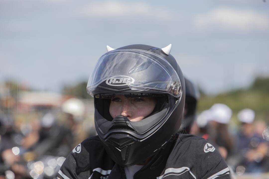 "Bike Show Kaunas" baikerių kolona