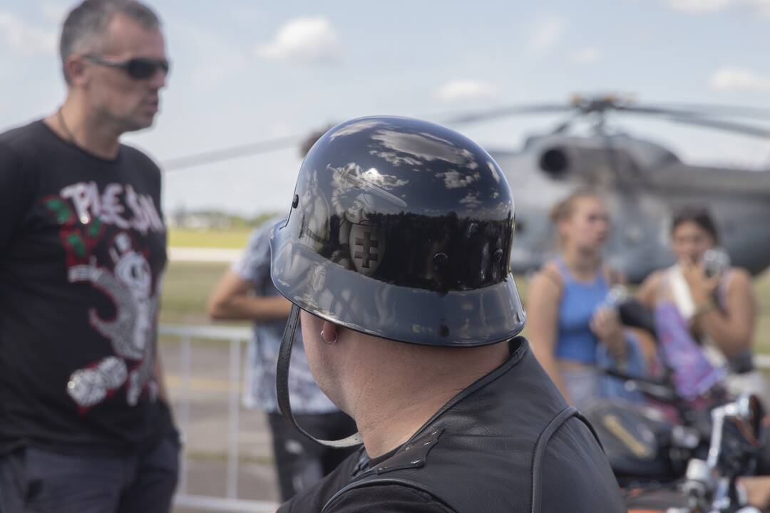 "Bike Show Kaunas" baikerių kolona